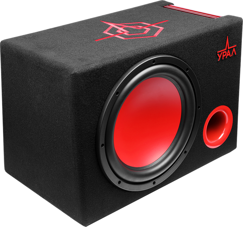 Автосабвуфер УРАЛ АС-У12А активный, корпусной 30см.