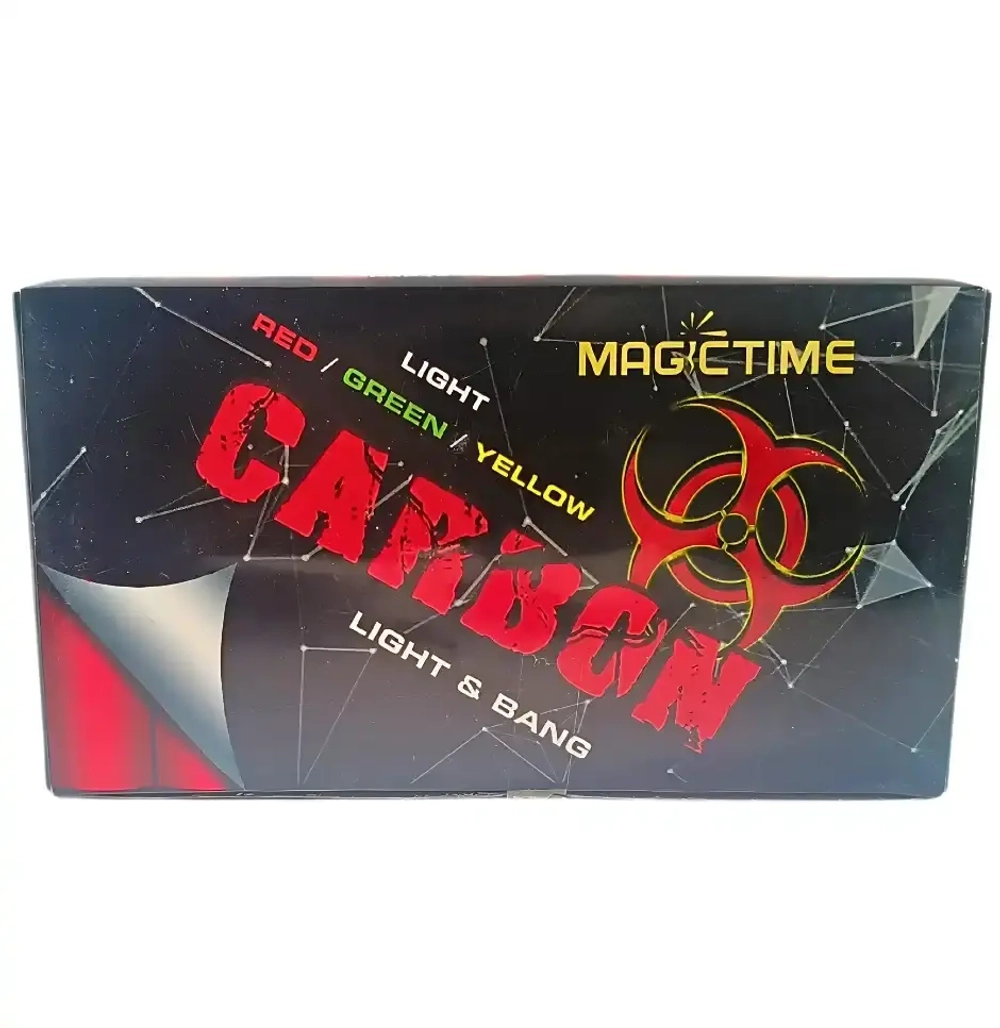 Carbon (10 шт.): Где купить мощные петарды в Екатеринбурге — Carbon от Magictime, упаковка 10 штук