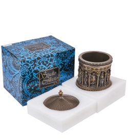 Veronese WS-1484 Шкатулка «Греческий пантеон» ротунда вращ.