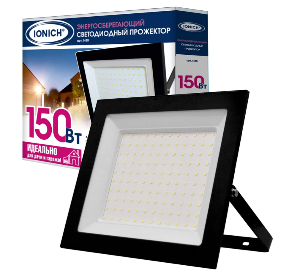 Прожектор светодиодный ТМ IONICH IFL-150-865-BL-IP65-ProСвет