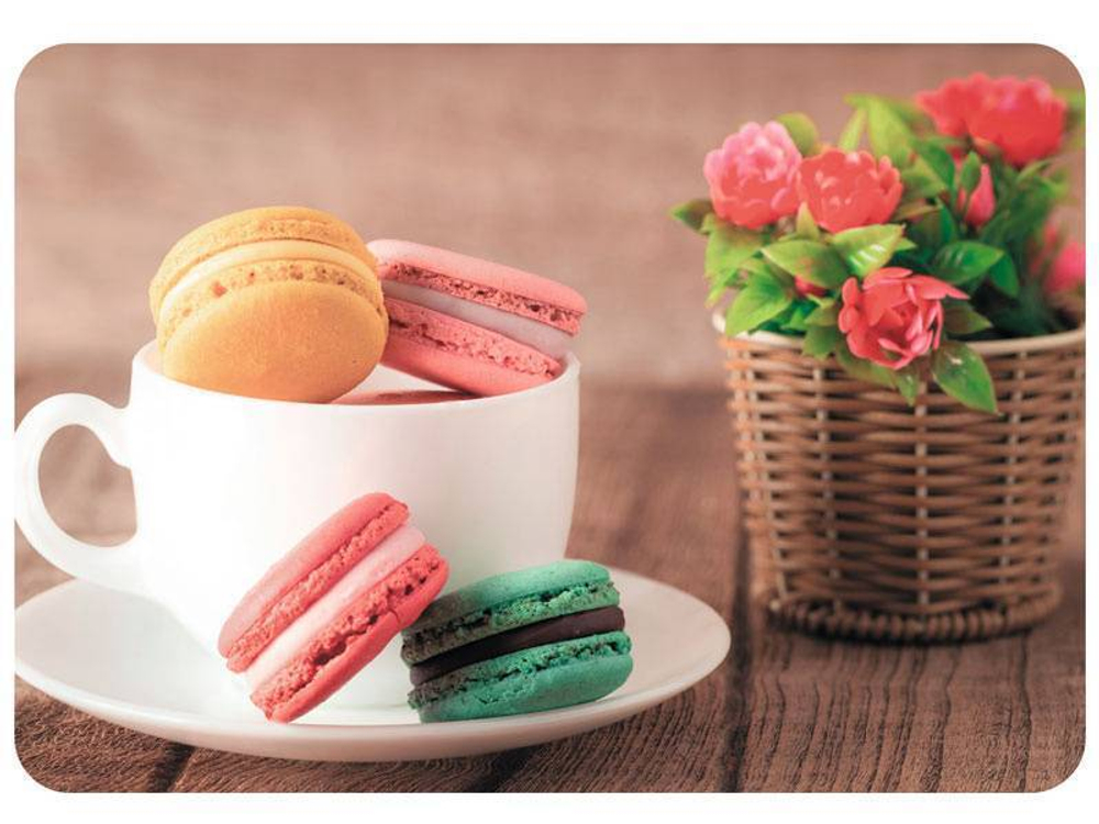 Салфетка сервировочная 40*28см "Макаруны"