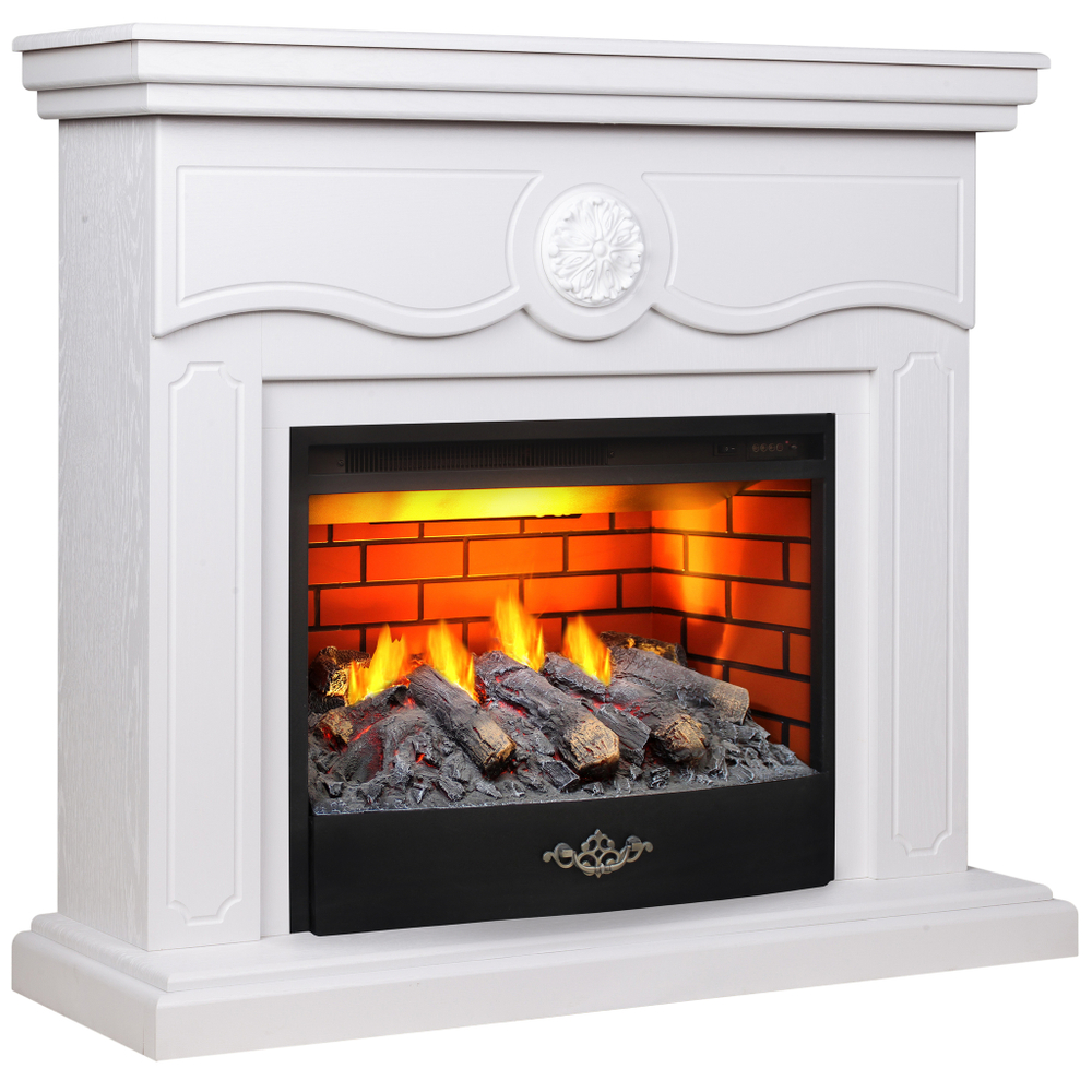 Каминокомплект Real Flame Raffaele 25,5 WT с очагом 3D Firestar 25,5