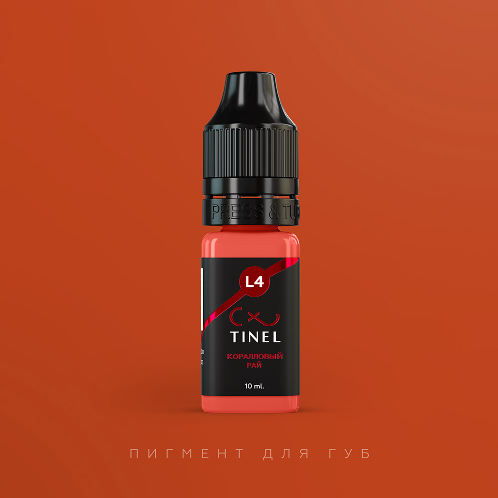 Купить пигмент для татуажа Tinel L4 Коралловый рай