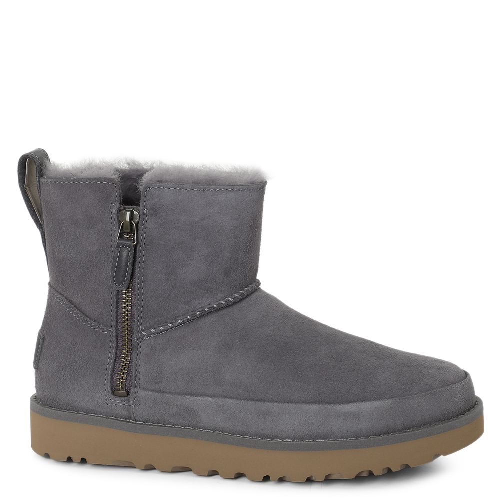 Угги Classic Mini Zipper Grey