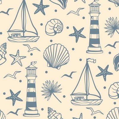 Набросок на морскую тематику.