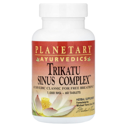 Planetary Herbals, Ayurvedics, Trikatu Sinus Complex™, 60 таблеток