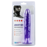 Фиолетовый фаллоимитатор «Дублер» - 18,5 см. (Цвет: фиолетовый)