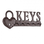 Ключница "Замок" 26x3x10см Металл