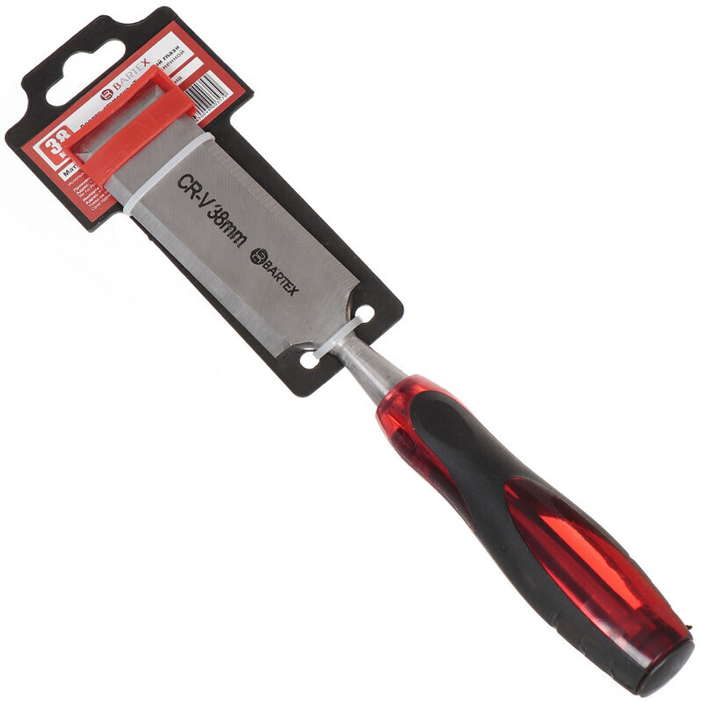 Долото-стамеска 38 мм, рук двухкомп обрезин, Bartex, Тигровый глаз, 1248532, шт