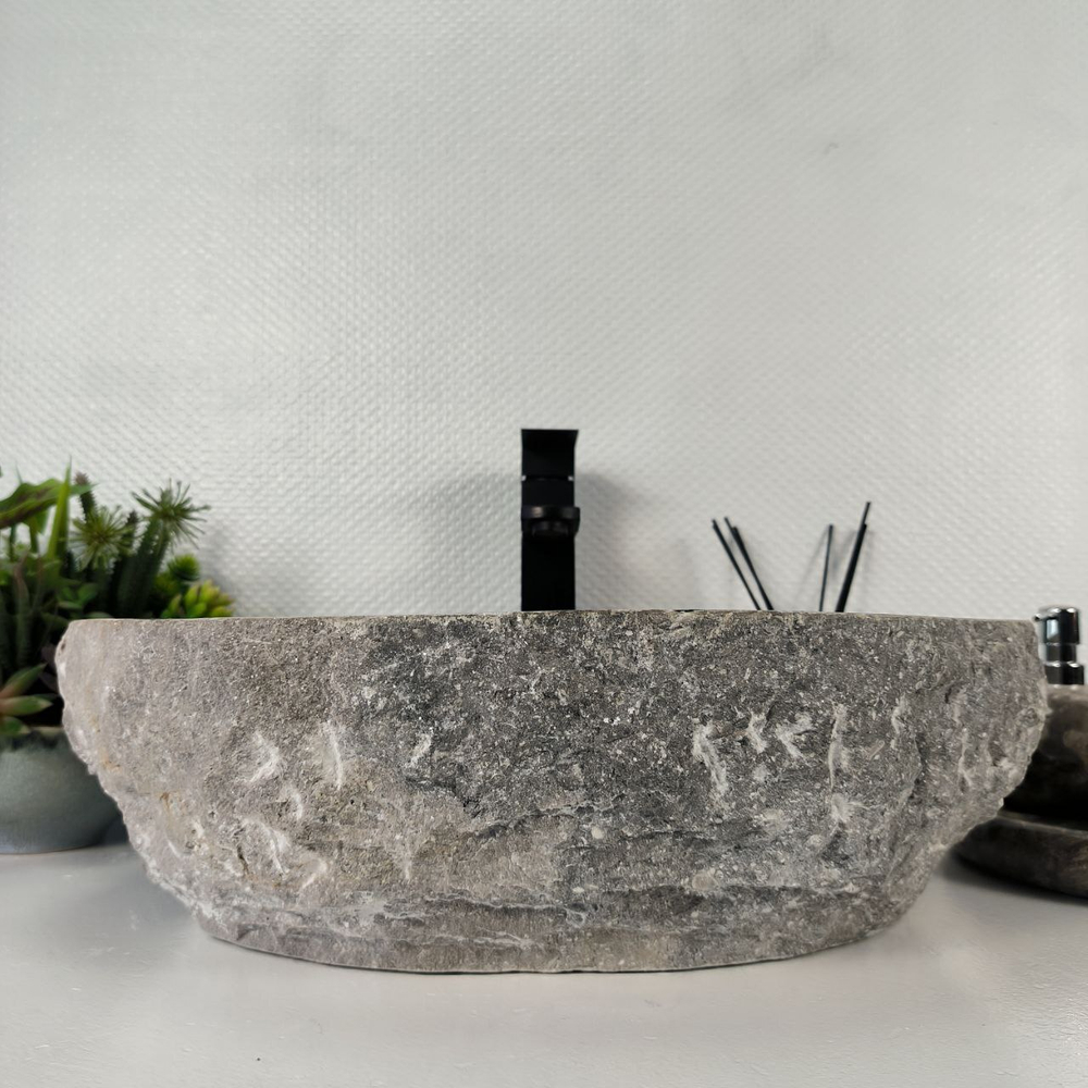 Раковина из мрамора Erozy Grey EM-64523 51*41*15 0188