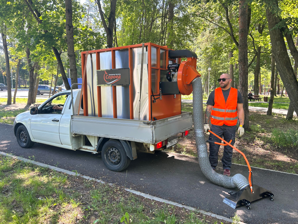 "Сороед-КП". Коммунальный пылесос для улиц и пыли