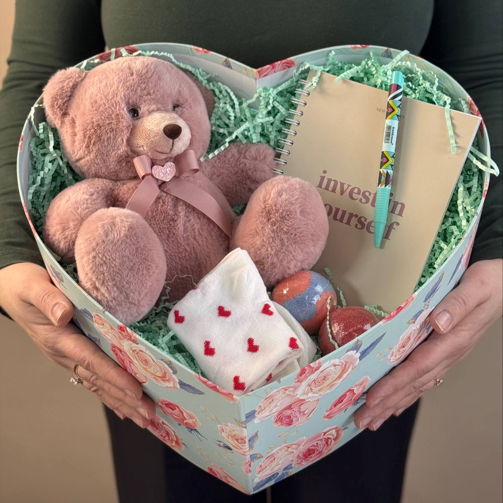 БОКС ПОДАРОЧНЫЙ "СЕРДЦЕ РОЗЫ 2"