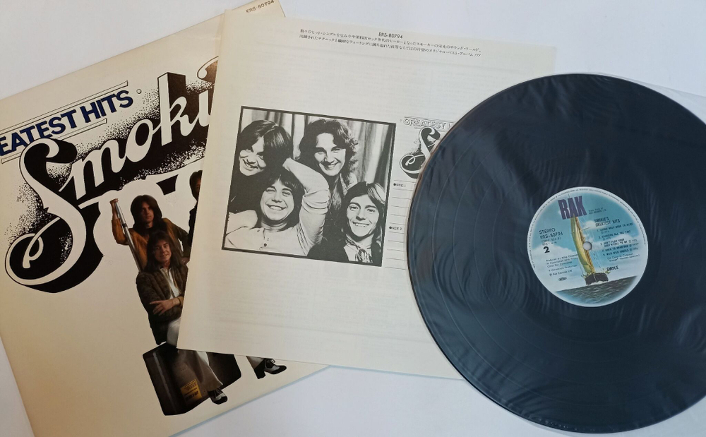 Винтажная виниловая пластинка LP Smokie Greatest Hits (Japan 1977)