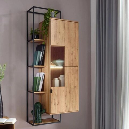 Шкаф навесной Бруклин из массива дуба