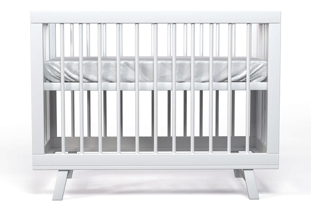 Кроватка детская Lillaland Lilla Aria с маятником белый
