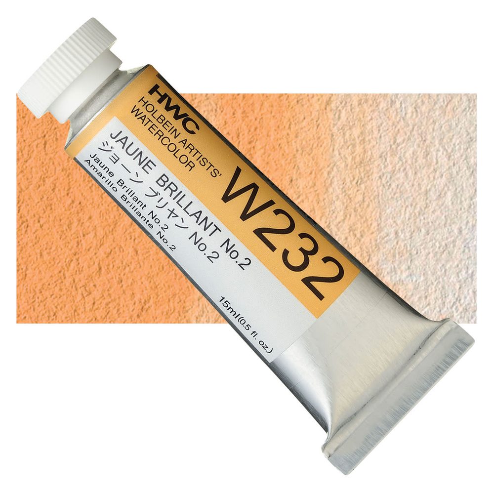 Акварель Holbein 15 мл. 232 [A] Jaune Brilliant #2 (TINT)