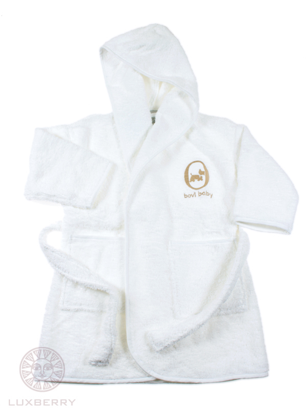 Халат детский с капюшоном Собачки от Luxberry