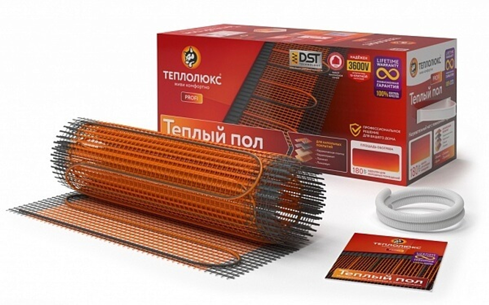Мат нагревательный "Теплолюкс" ProfiMat 180