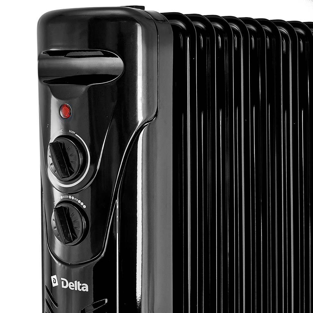 Обогреватель масляный D10-7 "DELTA", 1500 Вт, 7 секций, черный
