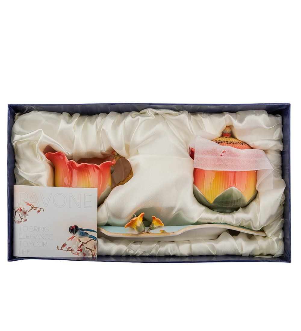 FM-06/ 2 Набор сахарница и молочник «Капок» (Pavone)