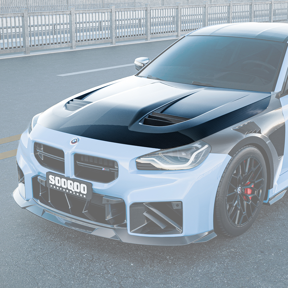 Карбоновый капот Sooqoo для BMW M2 G87 2023+ БМВ тюнинг