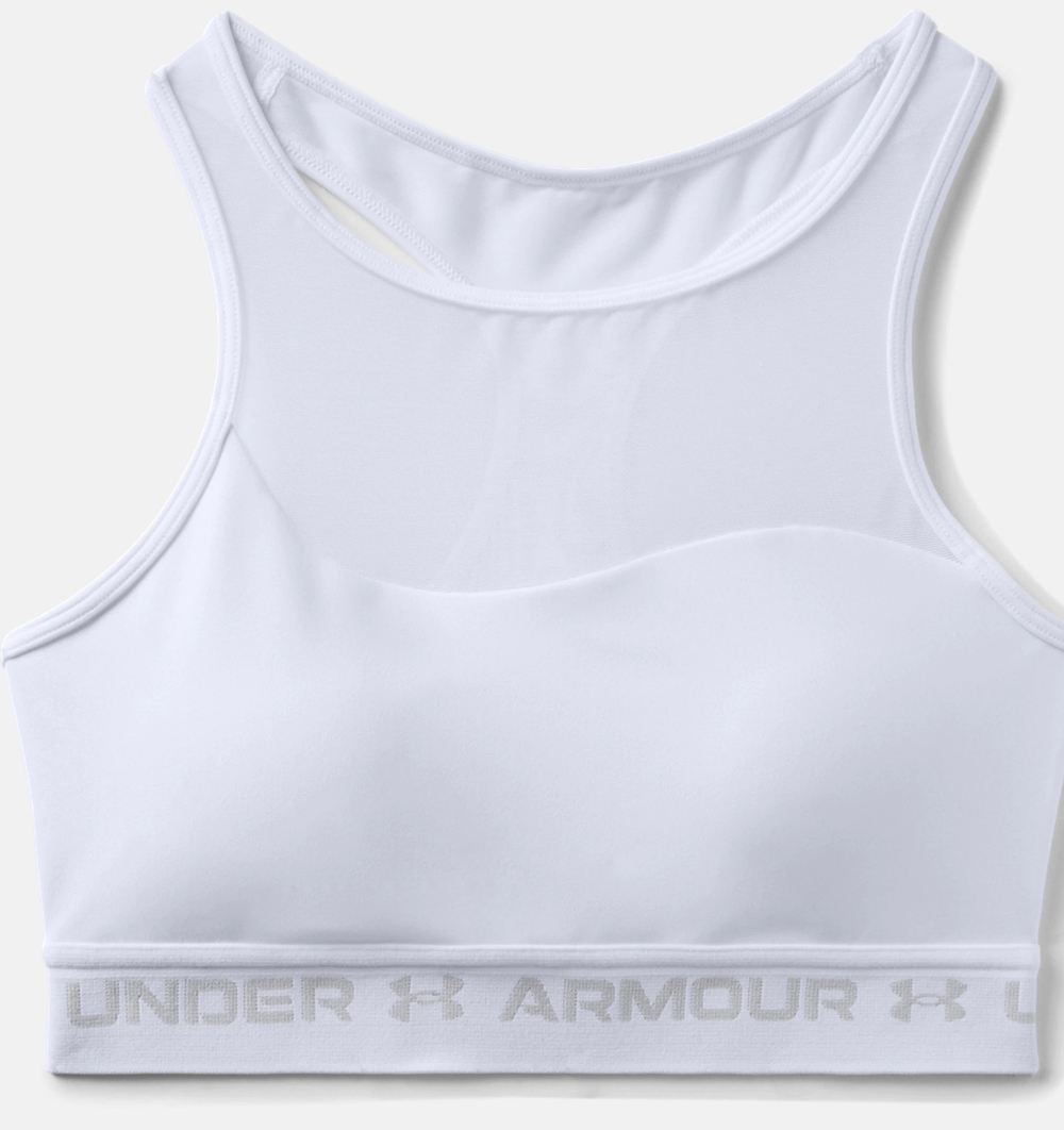 ТОП теннисный Under Armour Mid Crossback - white