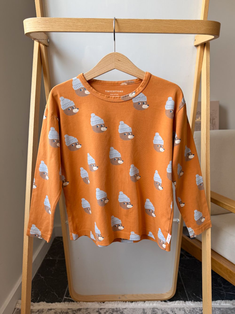 Хлопковый лонгсливTinycottons, 116