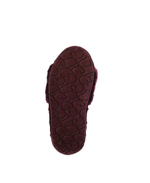 FLUFF SLIDE SLIPPER-dark purple