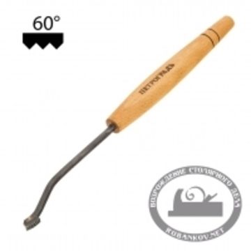 Резец для чекеринга T-16, 60° (три РК)