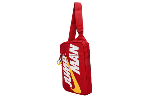 Jordan Canvas Shoulder Bag, Crossbody Bag, Fanny Pack Small Unisex Red