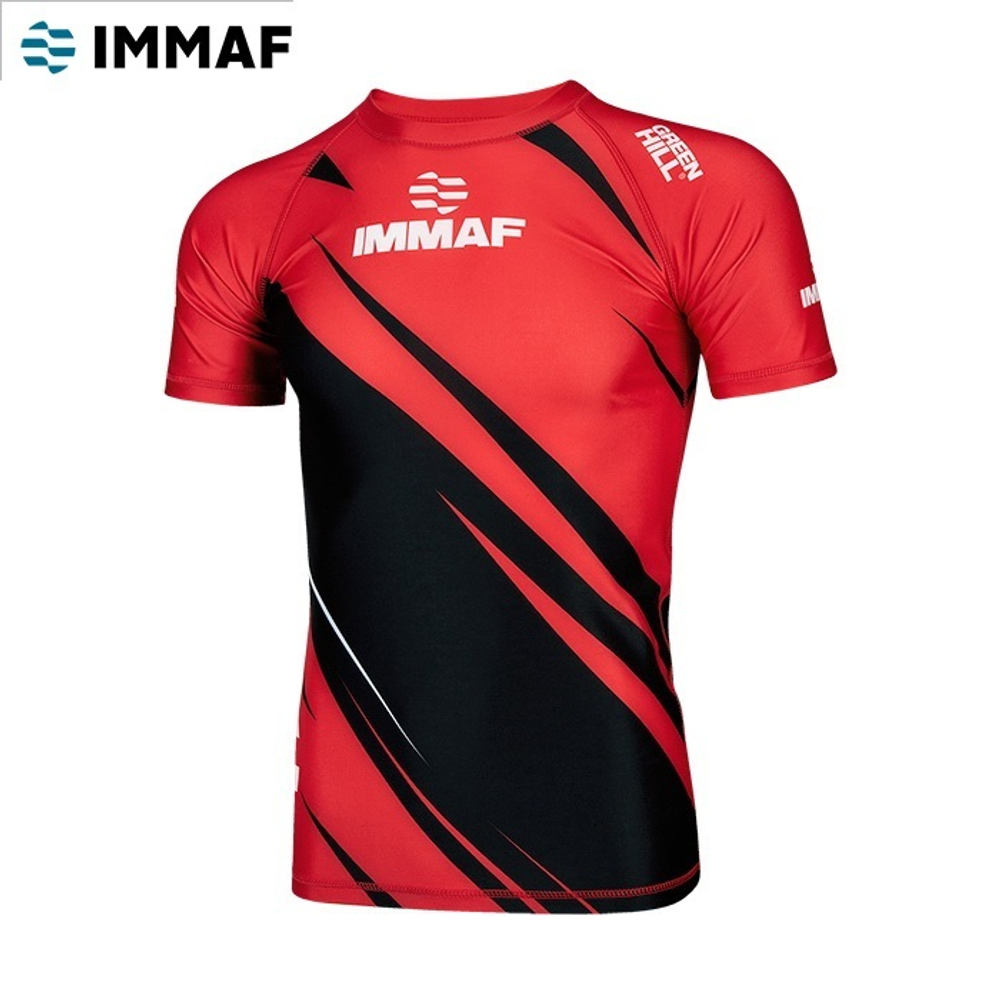 RGI-4021 Рашгард RASH GUARD IMMAF approved красный