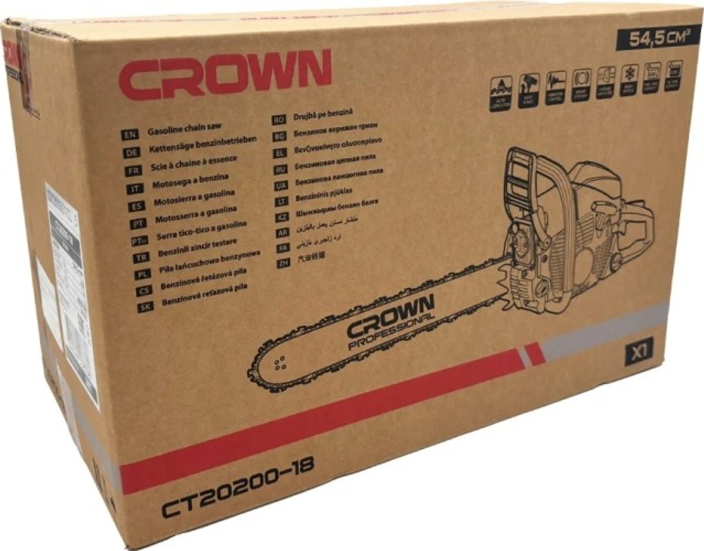 Бензопила Crown CT20200-18