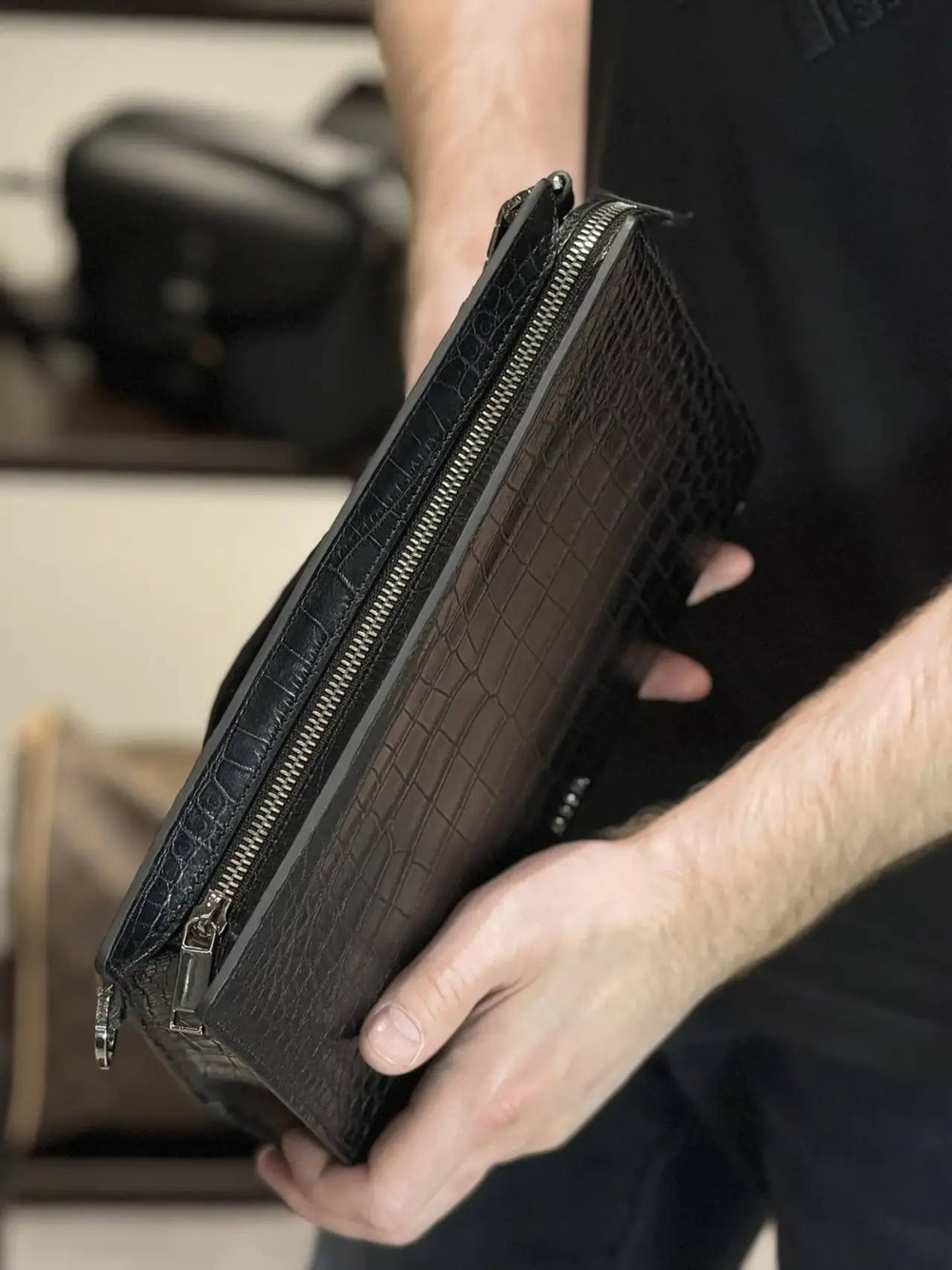 Клатч Christian Dior из Кожи Крокодила