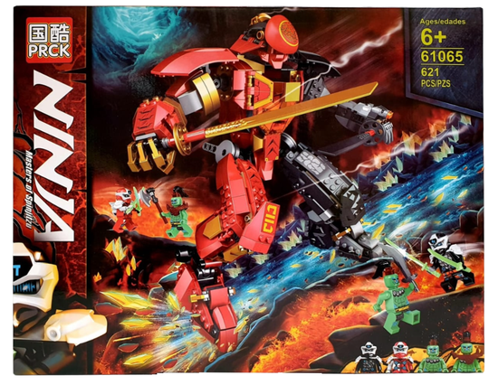 Конструктор PRCK  «Каменный робот огня» ,  621 деталей