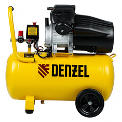 Компрессор воздушный DCV2200/50, прямой привод, 2.2 кВт, 50 литров, 380 л/мин Denzel