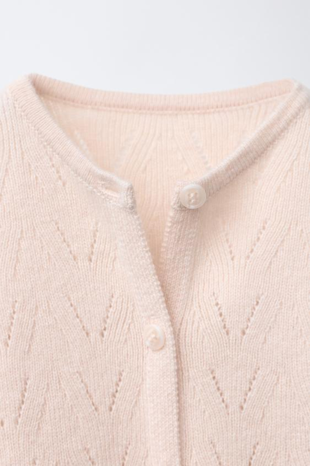 ZARA ТРИКОТАЖНЫЙ КОМБИНЕЗОН ИЗ ХЛОПКА И ШЕРСТИ, СВЕТЛО-БЕЖЕВЫЙ