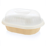 Хлебница настольная "Плетёнка" цвет в ассортименте