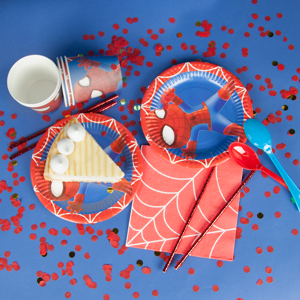 Тарелки бумажные «Человек-паук», 18 см, 6 шт