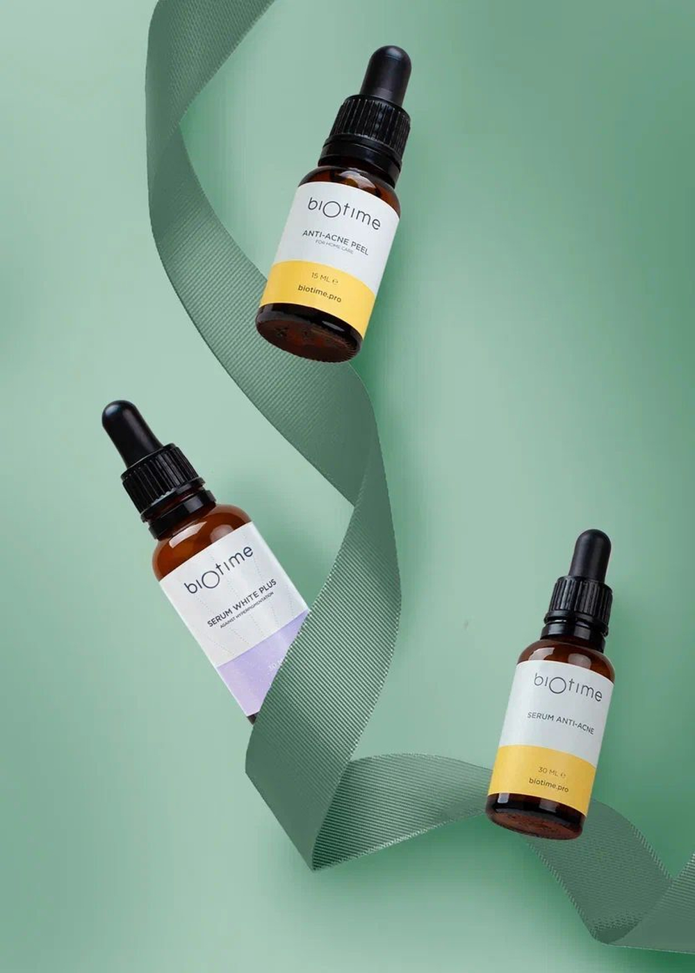 ANTI-ACNE PEEL FOR HOME CARE BIOTIME - Пилинг Анти-акне для домашнего ухода, 15 мл