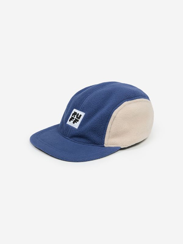 Кепка 5panel fleece navy/beige - фото 2
