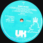 10cc / Sheet Music (LP)