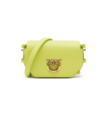 Кожаная сумка-мессенджер LOVE CLICK EXAGON BABY VITELLO Pinko - лимонный(100070 A0F1)