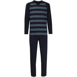 Мужская пижама со штанами зеленая в полоску Tom Tailor 071099/5624 322