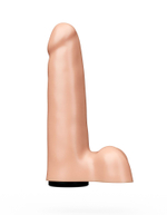 Реалистичная насадка-фаллос для трусиков с плугом - 16,5 см.