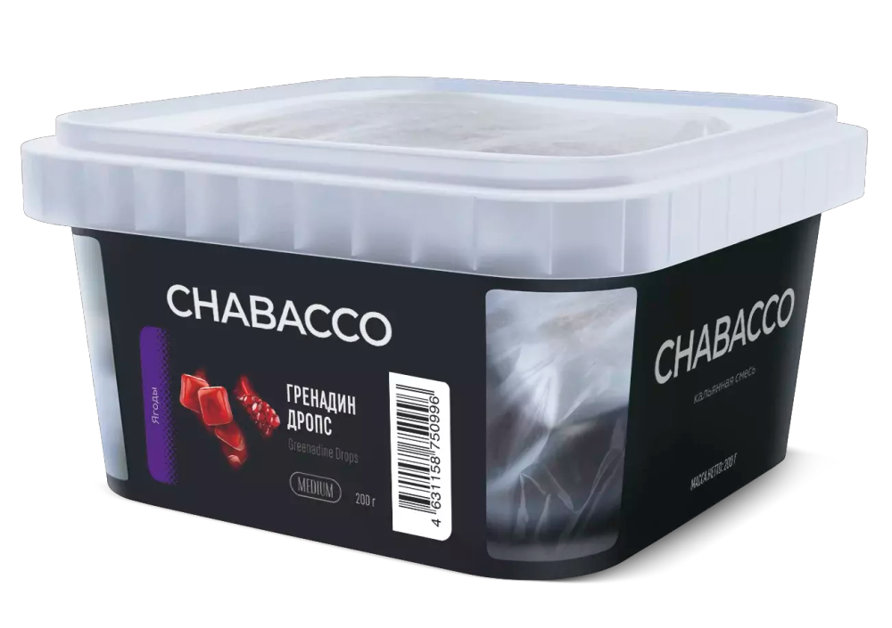 Chabacco Medium - Grenadine Drops (200г)