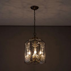 Citilux Витра-2 CL442260 Люстра подвесная витражная Бронза