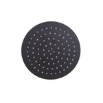 Лейка тропического душа круглая нерж. сталь RM300NM чёрная