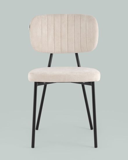 Стул Ханна велюр бежевый