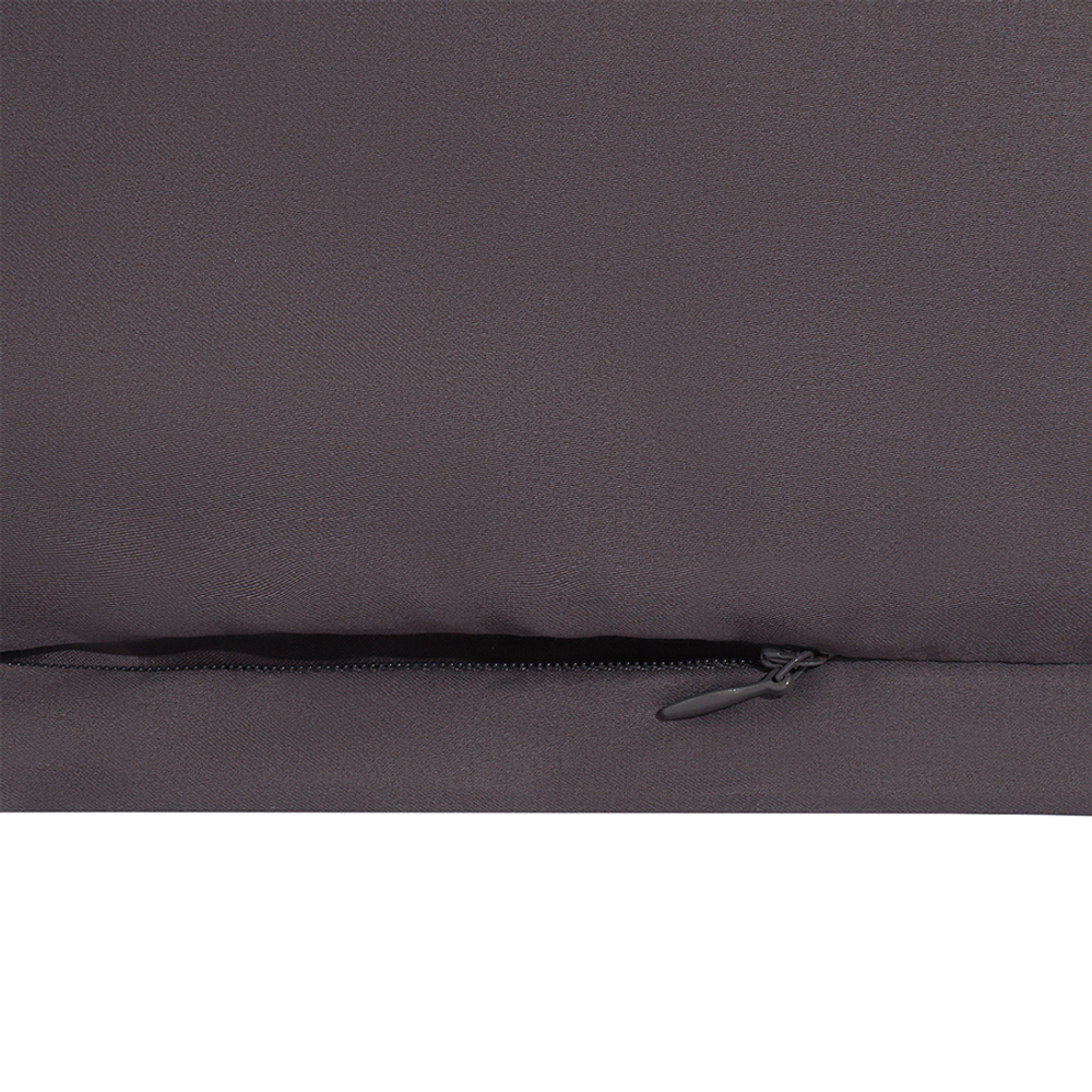 Комплект постельного белья из премиального сатина темно-серого цвета из коллекции essential, 150х200 см