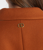 Хлопковое пальто TWINSET - янтарный(232TP2401)